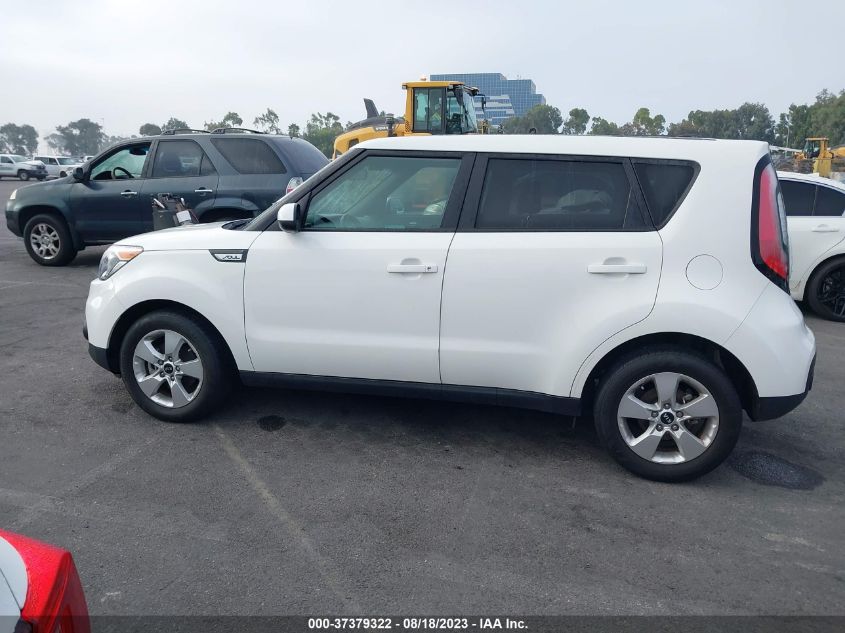 2019 KIA SOUL BASE - KNDJN2A24K7022336