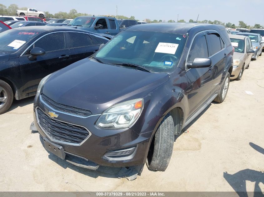 2016 CHEVROLET EQUINOX LS - 2GNALBEK0G6178808