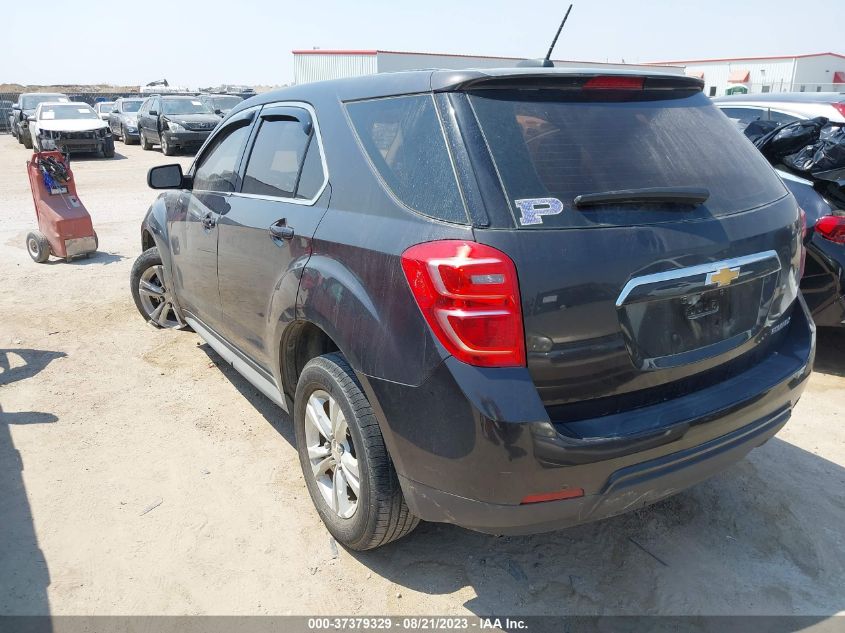 2016 CHEVROLET EQUINOX LS - 2GNALBEK0G6178808