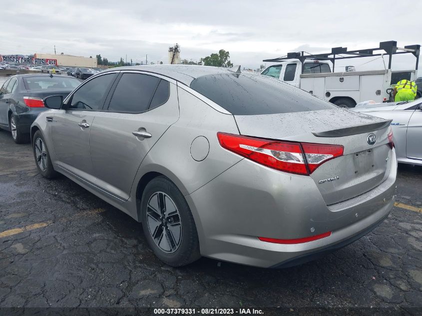 2013 KIA OPTIMA HYBRID LX - KNAGM4AD0D5046185