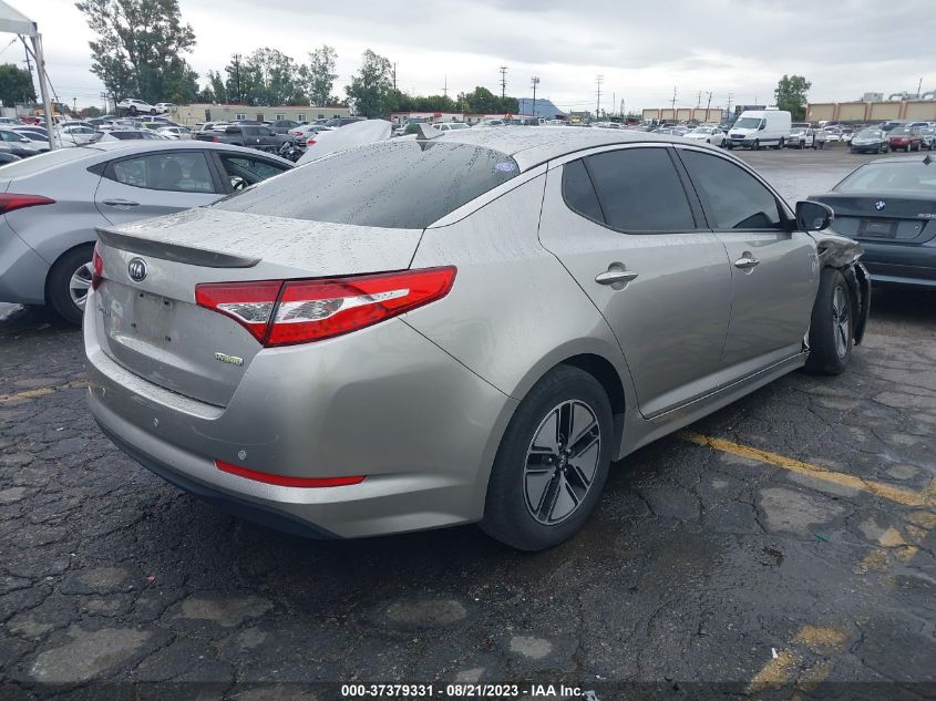 2013 KIA OPTIMA HYBRID LX - KNAGM4AD0D5046185