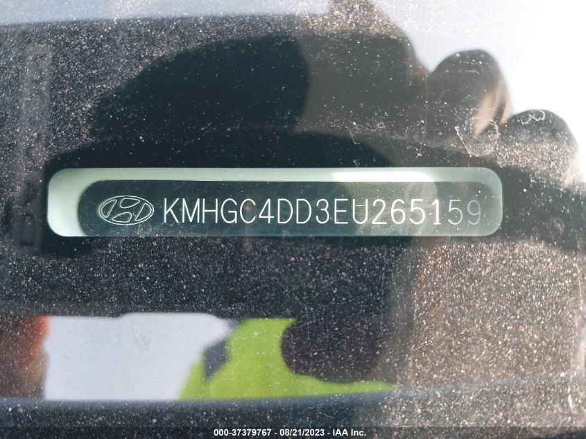 2014 HYUNDAI GENESIS 3.8L - KMHGC4DD3EU265159
