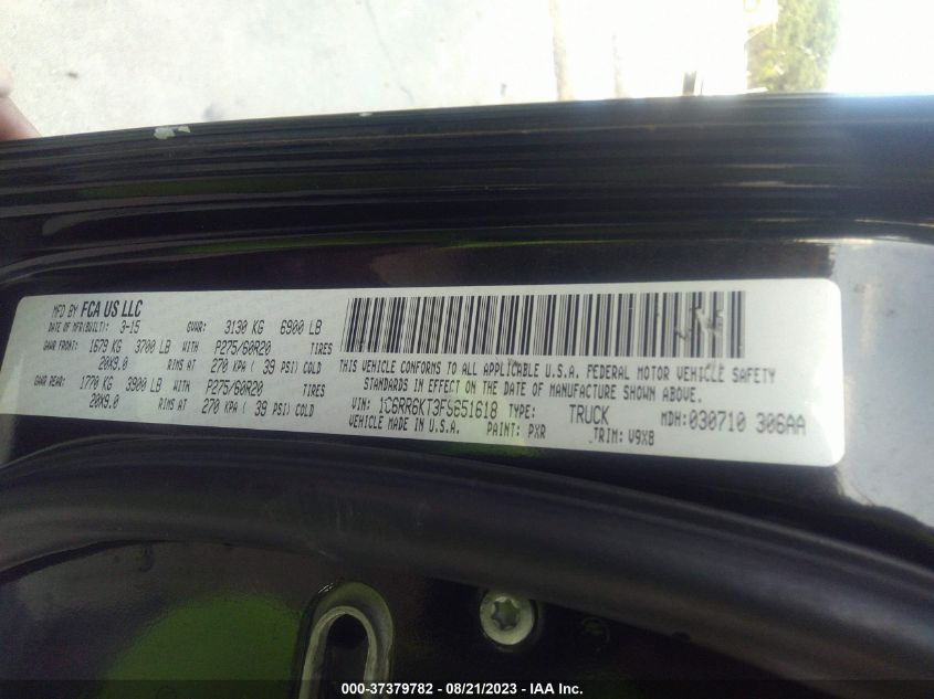 2015 RAM 1500 EXPRESS - 1C6RR6KT3FS651618