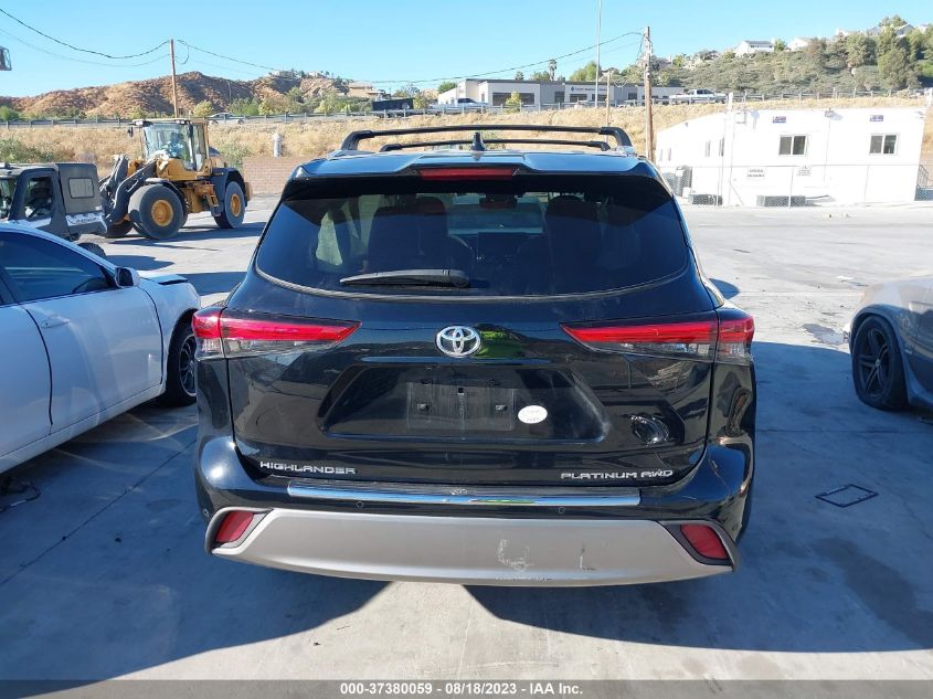 2022 TOYOTA HIGHLANDER PLATINUM - 5TDFZRBH3NS169747