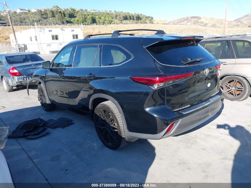 2022 TOYOTA HIGHLANDER PLATINUM - 5TDFZRBH3NS169747