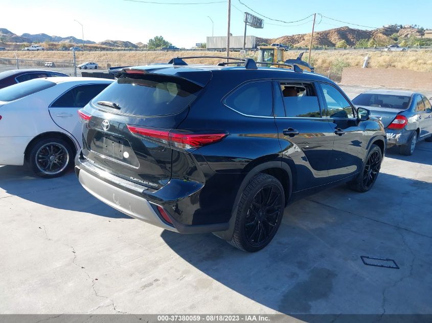 2022 TOYOTA HIGHLANDER PLATINUM - 5TDFZRBH3NS169747
