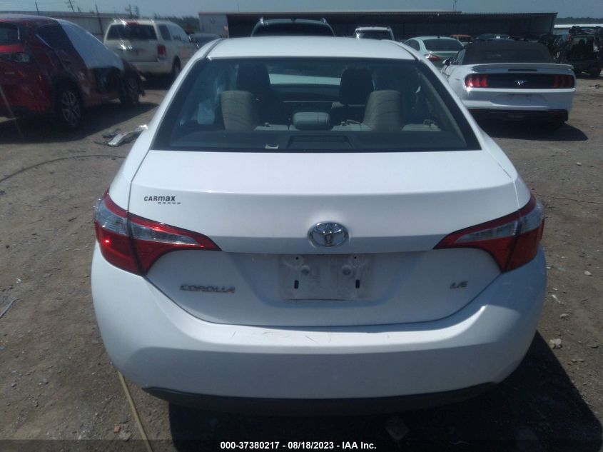 2016 TOYOTA COROLLA L/LE/S/S PLUS/LE PLUS - 5YFBURHE3GP400541