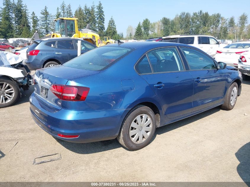 2016 VOLKSWAGEN JETTA SEDAN 1.4T S W/TECHNOLOGY - 3VW267AJ1GM274075