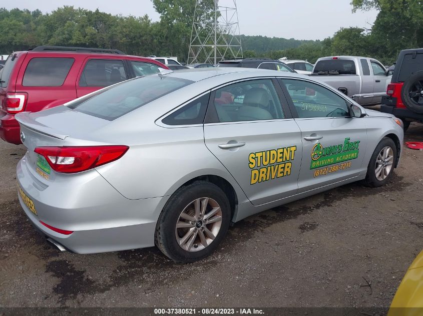 2015 HYUNDAI SONATA 2.4L SE - 5NPE24AF3FH016361