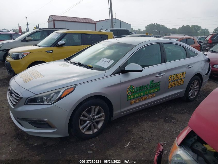 2015 HYUNDAI SONATA 2.4L SE - 5NPE24AF3FH016361