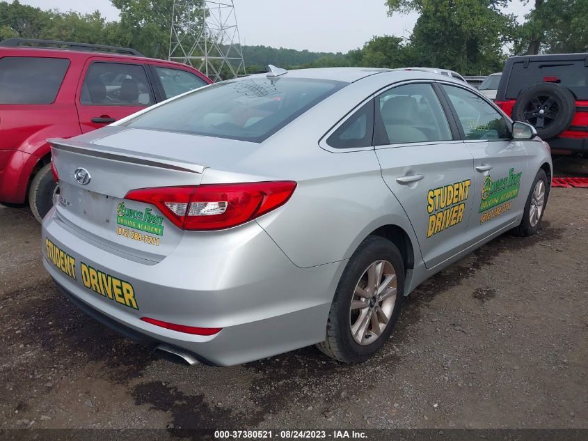 2015 HYUNDAI SONATA 2.4L SE - 5NPE24AF3FH016361