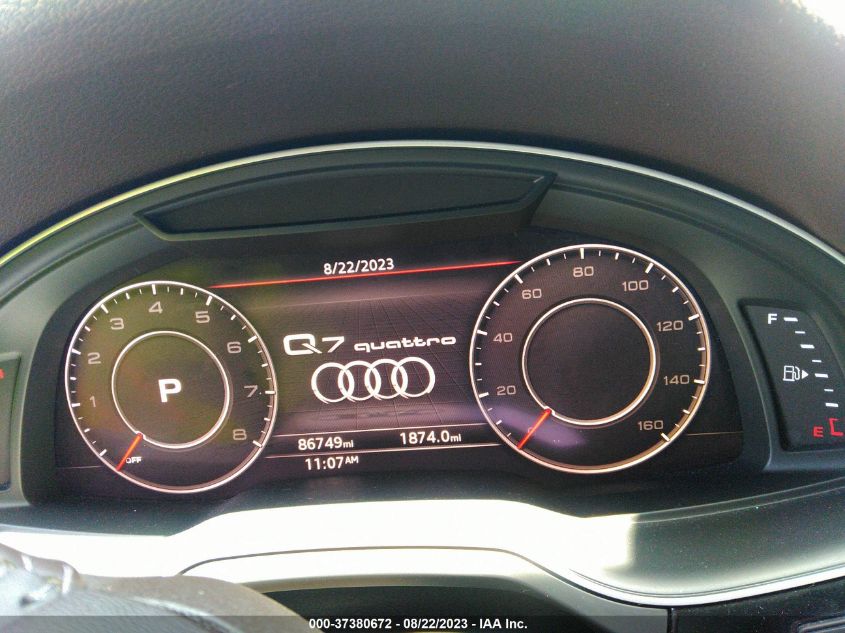 2017 AUDI Q7 PRESTIGE - WA1VAAF72HD021489