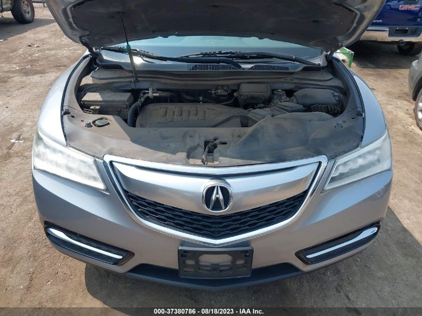 2016 ACURA MDX - 5FRYD4H2XGB055716