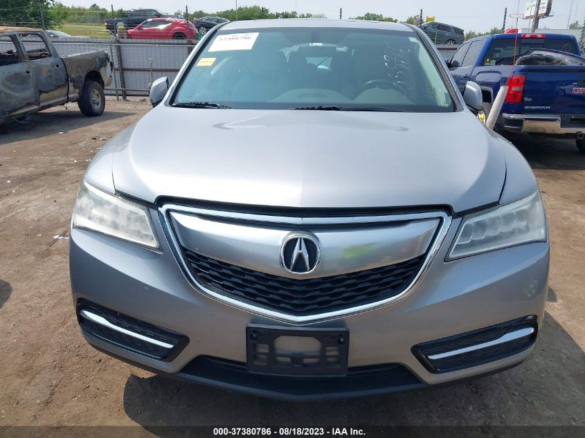 2016 ACURA MDX - 5FRYD4H2XGB055716
