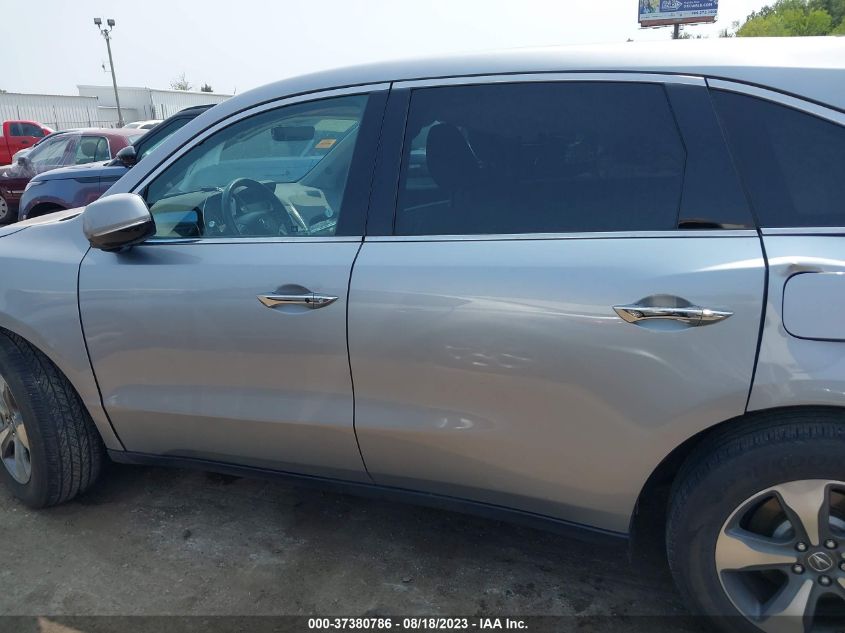 2016 ACURA MDX - 5FRYD4H2XGB055716