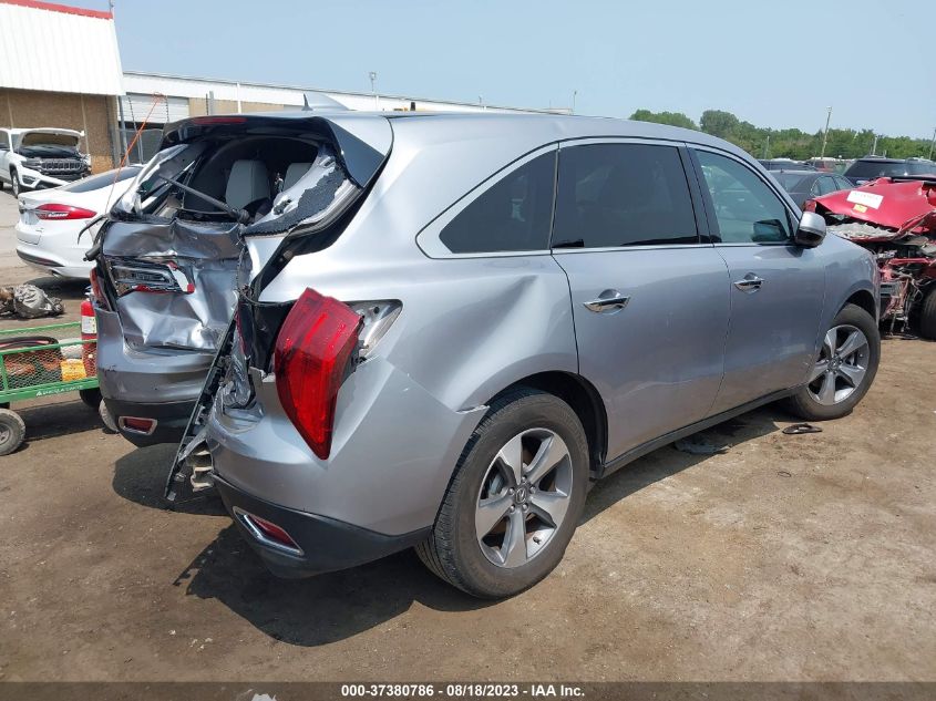 2016 ACURA MDX - 5FRYD4H2XGB055716