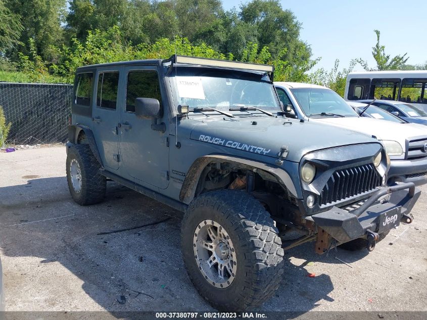 2014 JEEP WRANGLER UNLIMITED SPORT - 1C4BJWDG5EL104893
