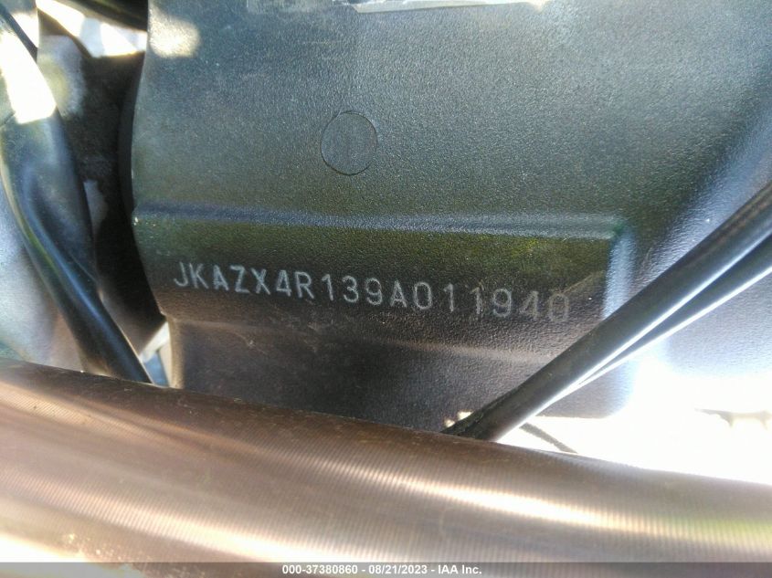 2009 KAWASAKI ZX600 R - JKAZX4R139A011940