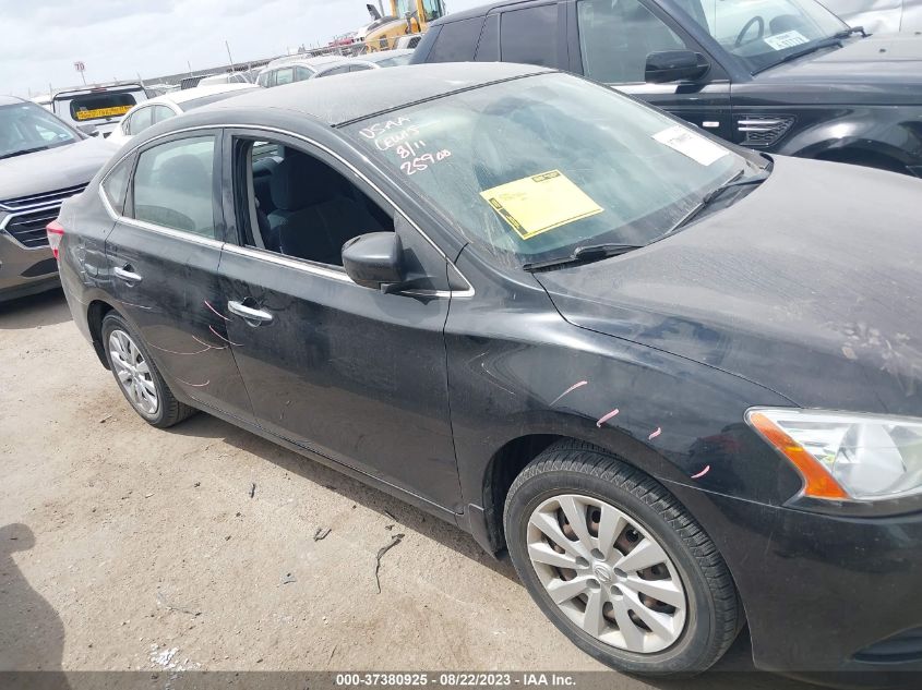 2015 NISSAN SENTRA S - 3N1AB7AP1FY293542