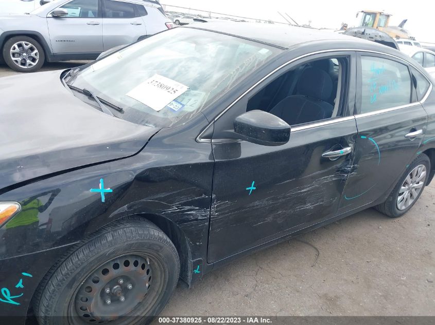2015 NISSAN SENTRA S - 3N1AB7AP1FY293542