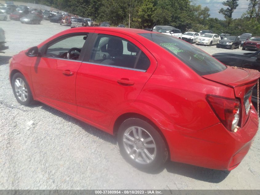 2014 CHEVROLET SONIC LT - 1G1JC5SHXE4148984