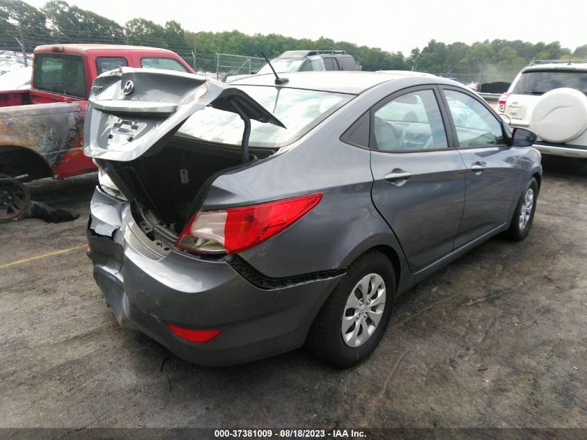 2016 HYUNDAI ACCENT SE - KMHCT4AE0GU018759