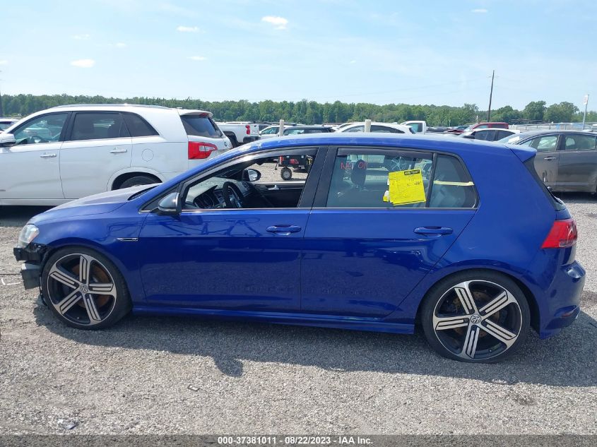 2016 VOLKSWAGEN GOLF R - WVWWF7AU4GW331500