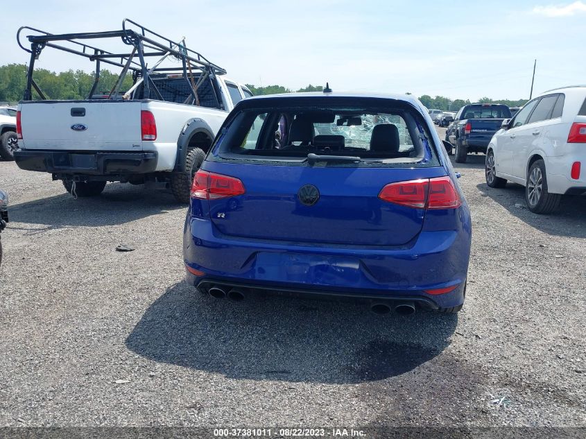 2016 VOLKSWAGEN GOLF R - WVWWF7AU4GW331500