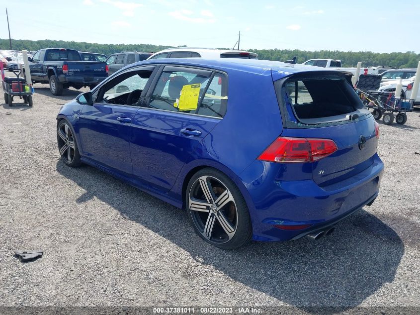2016 VOLKSWAGEN GOLF R - WVWWF7AU4GW331500