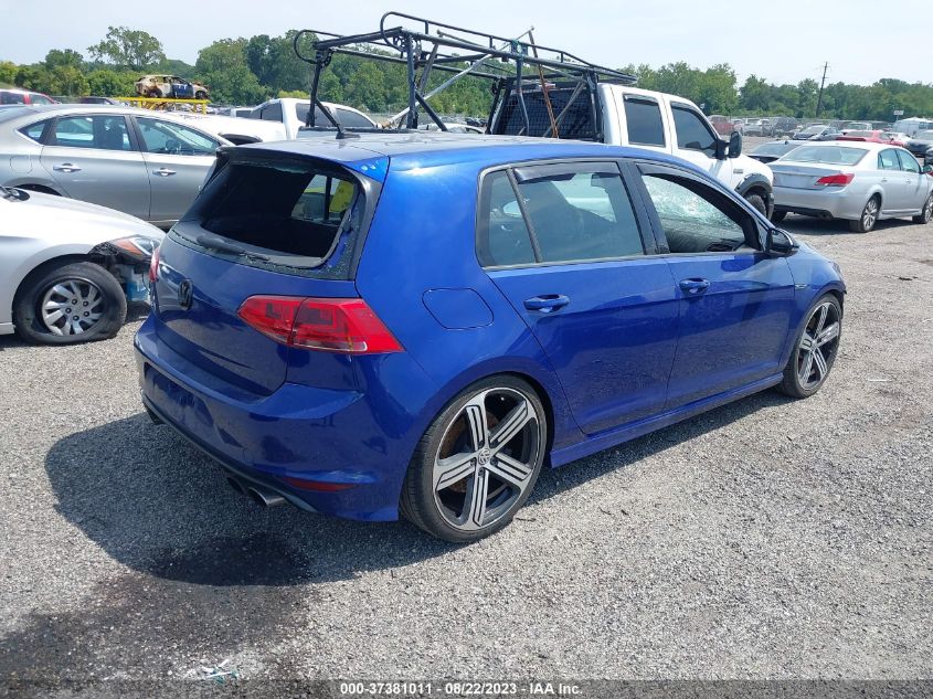 2016 VOLKSWAGEN GOLF R - WVWWF7AU4GW331500