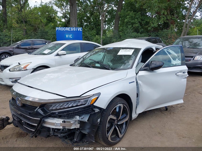 VIN 1HGCV3F27NA040426 2022 HONDA ACCORD HYBRID SPORT
