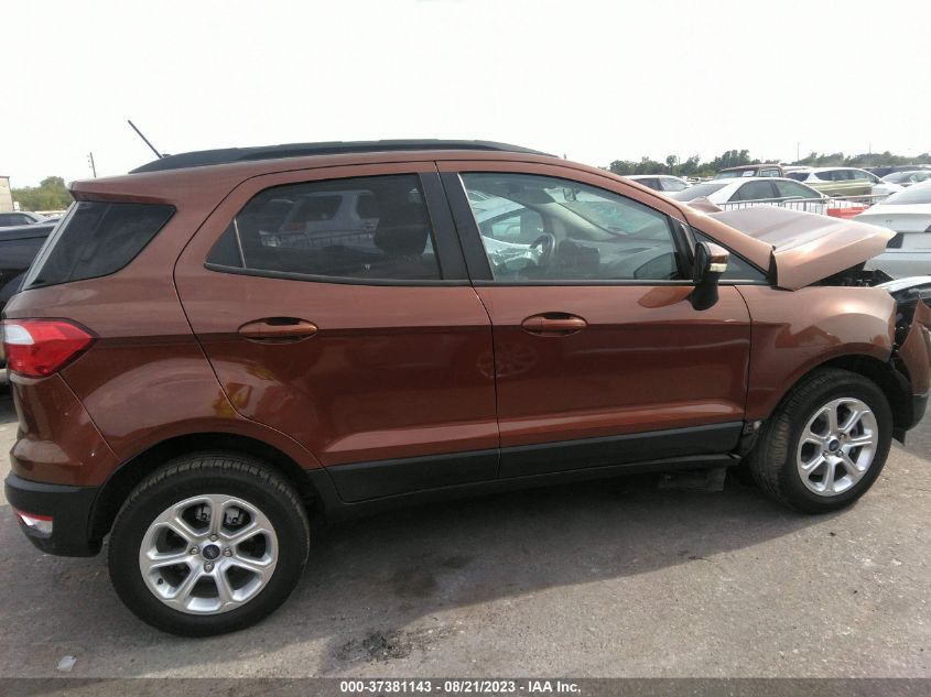 2019 FORD ECOSPORT SE - MAJ6S3GL4KC308320
