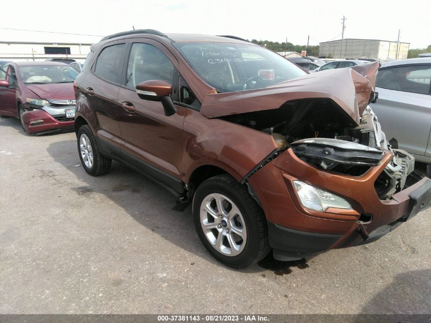 2019 FORD ECOSPORT SE - MAJ6S3GL4KC308320