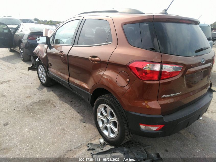 2019 FORD ECOSPORT SE - MAJ6S3GL4KC308320