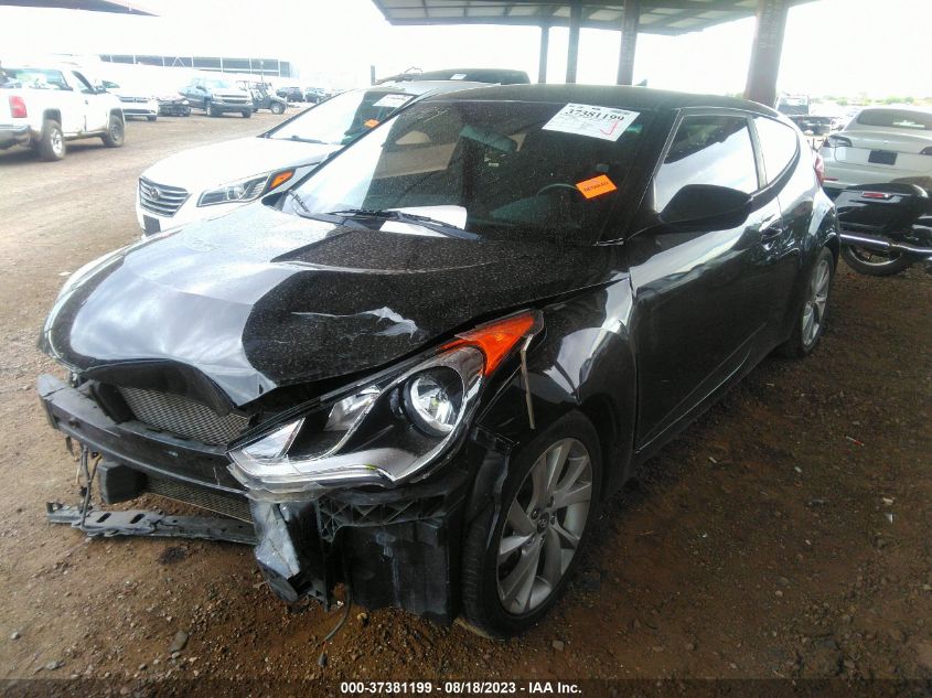 2017 HYUNDAI VELOSTER - KMHTC6AD2HU304875