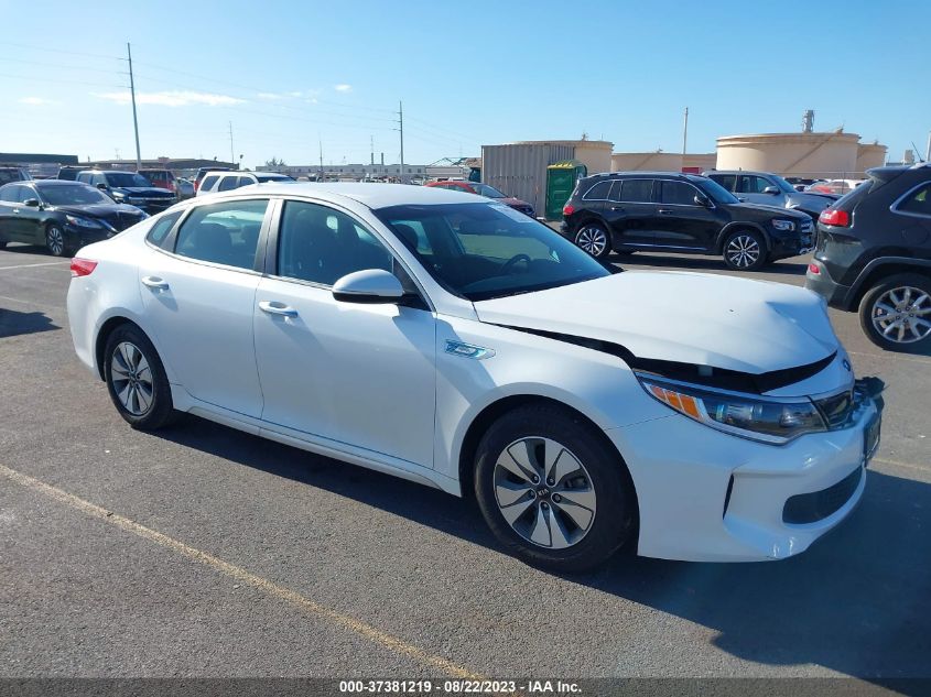 2017 KIA OPTIMA HYBRID BASE - KNAGT4LC5H5008027
