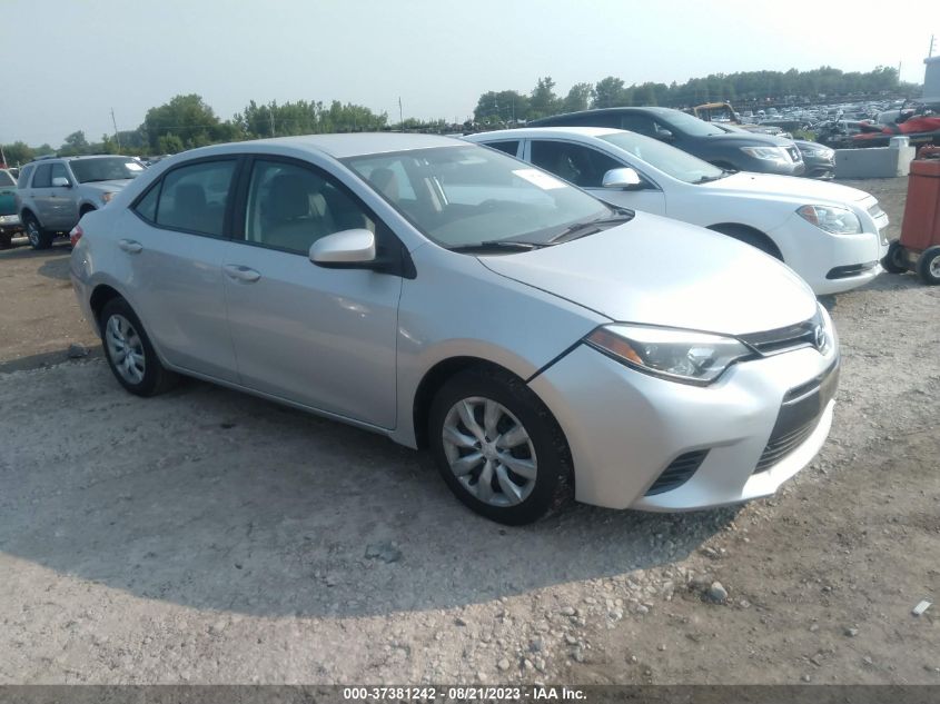 2015 TOYOTA COROLLA L/LE/S/S PLUS/LE PLUS - 5YFBURHE3FP294543