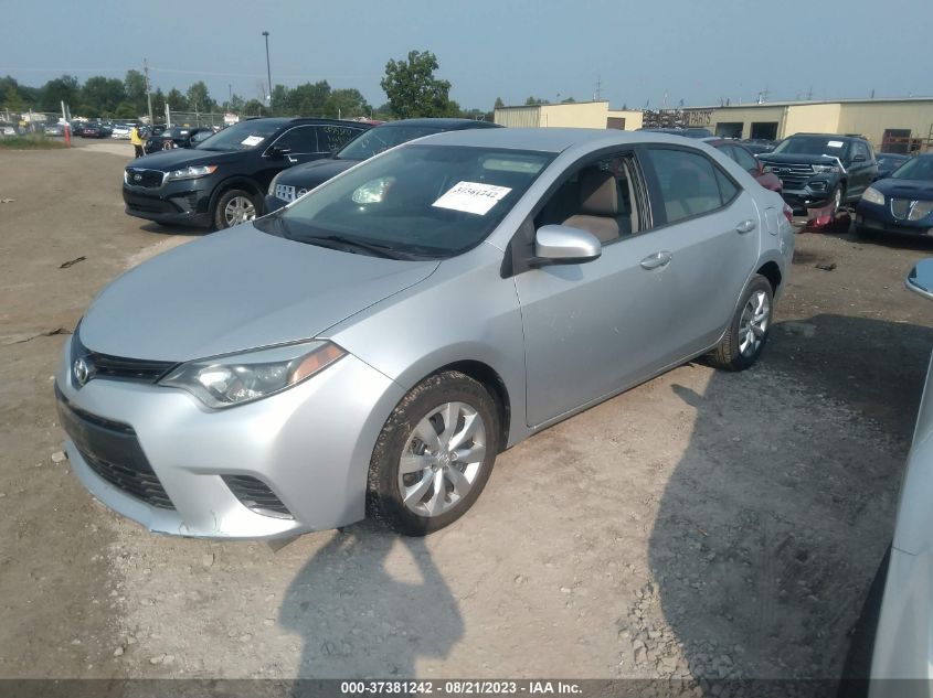 2015 TOYOTA COROLLA L/LE/S/S PLUS/LE PLUS - 5YFBURHE3FP294543