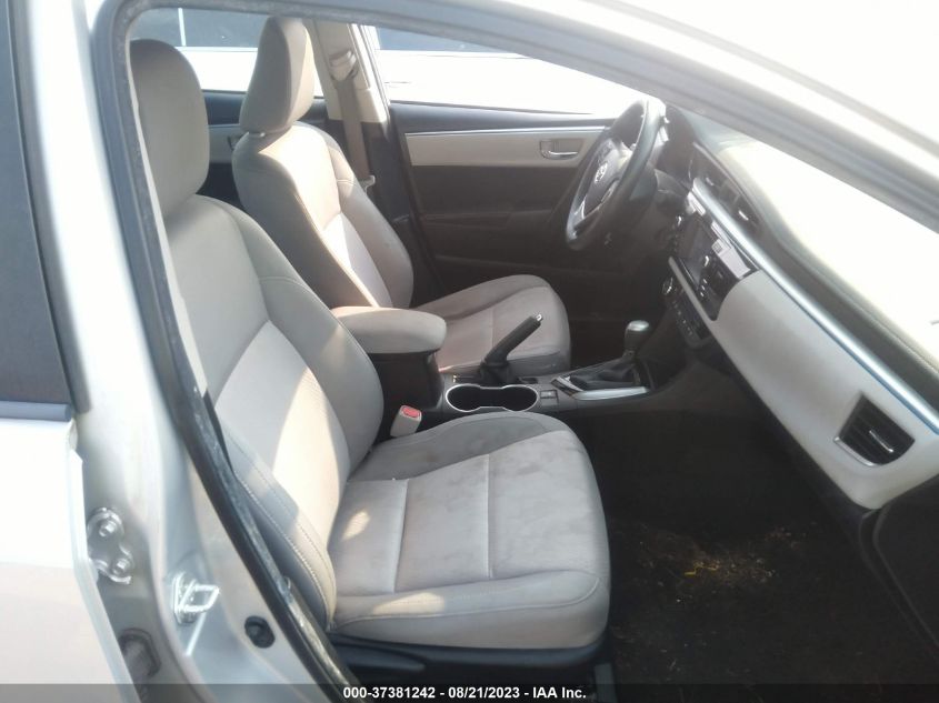 2015 TOYOTA COROLLA L/LE/S/S PLUS/LE PLUS - 5YFBURHE3FP294543