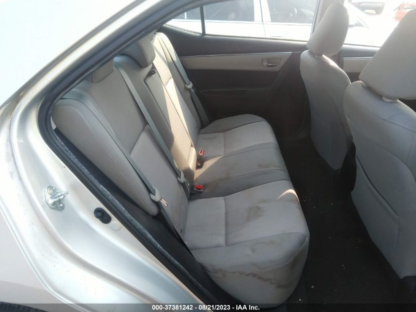 2015 TOYOTA COROLLA L/LE/S/S PLUS/LE PLUS - 5YFBURHE3FP294543
