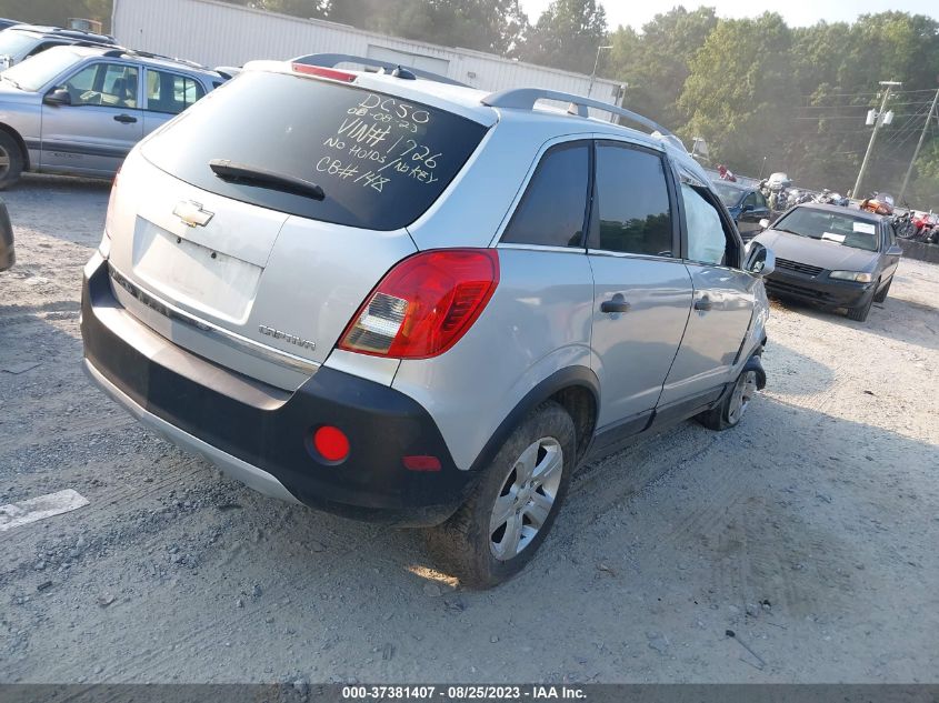 2014 CHEVROLET CAPTIVA SPORT FLEET LS - 3GNAL2EKXES651726