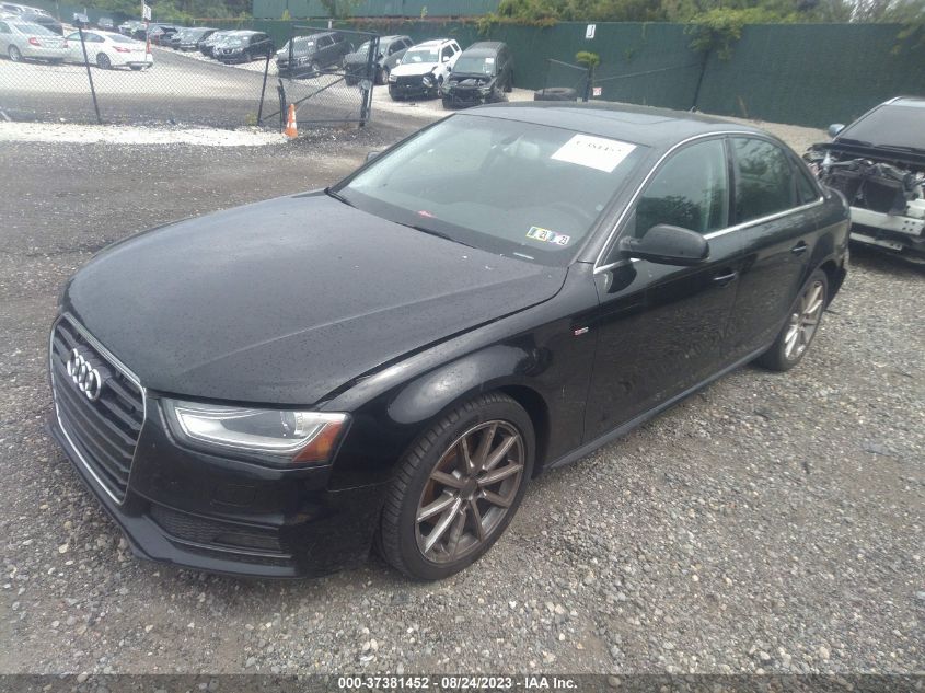 2014 AUDI A4 PREMIUM PLUS - WAUFFAFL5EN010160