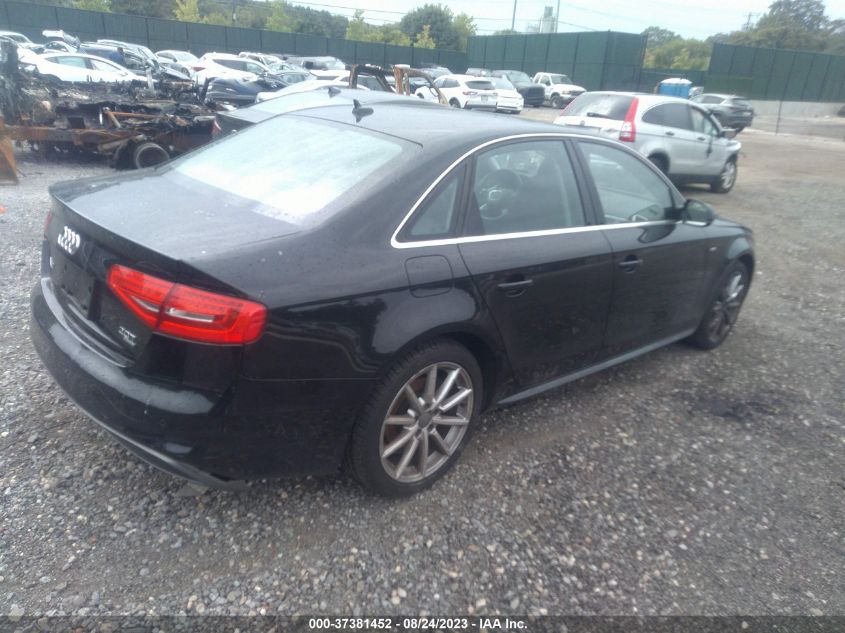 2014 AUDI A4 PREMIUM PLUS - WAUFFAFL5EN010160