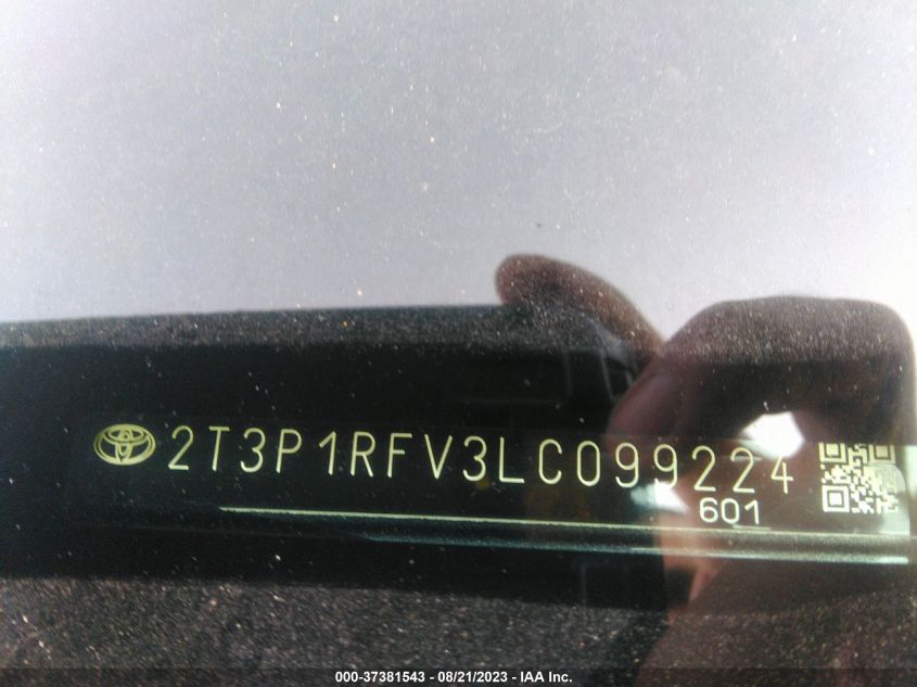 2020 TOYOTA RAV4 XLE - 2T3P1RFV3LC099224