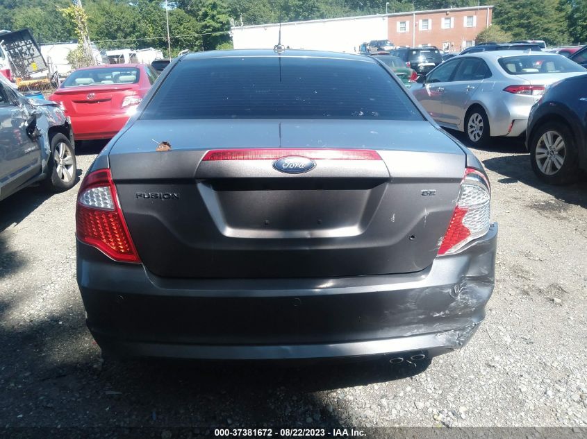 3FAHP0HA6BR168830 | 2011 FORD FUSION