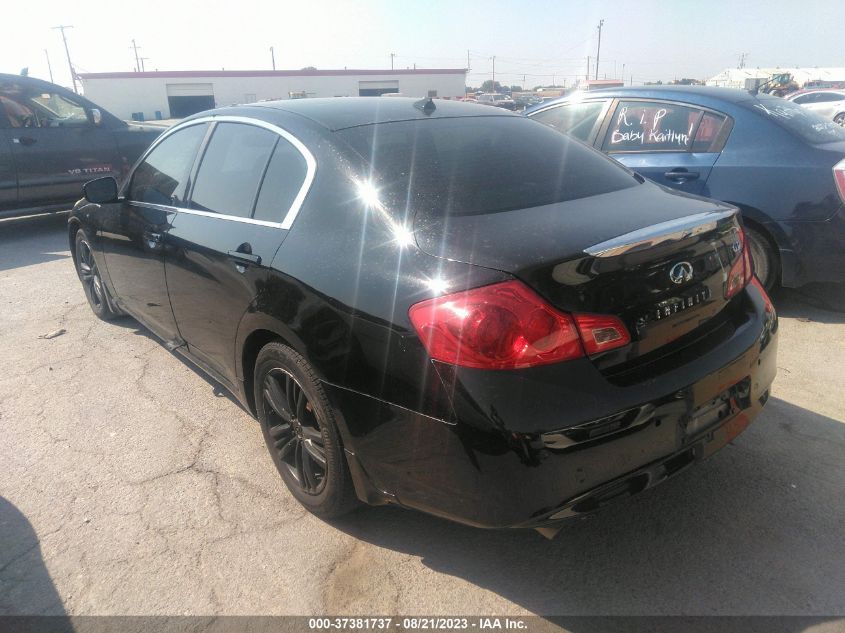 2013 INFINITI G37 SEDAN JOURNEY JN1CV6AP0DM720011