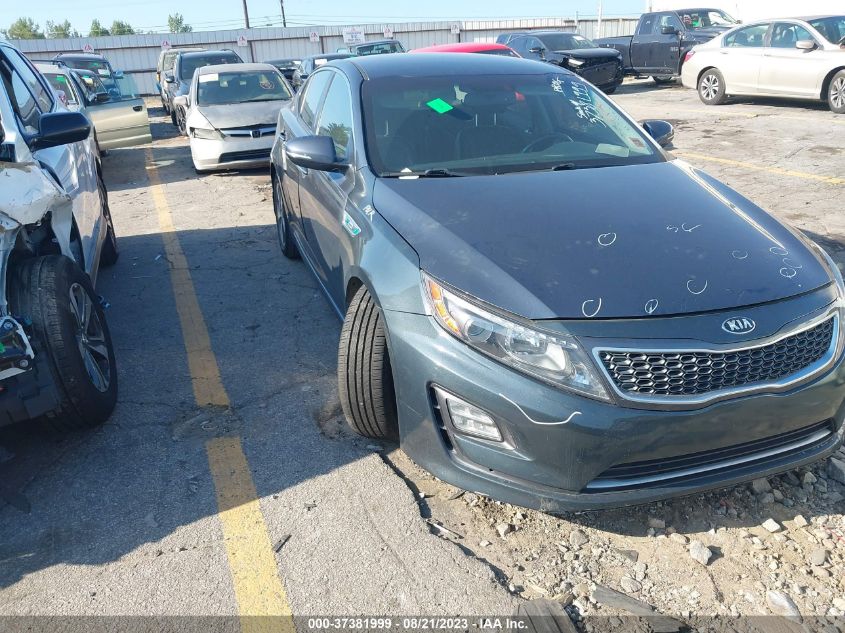 2014 KIA OPTIMA HYBRID EX - KNAGN4AD0E5065544