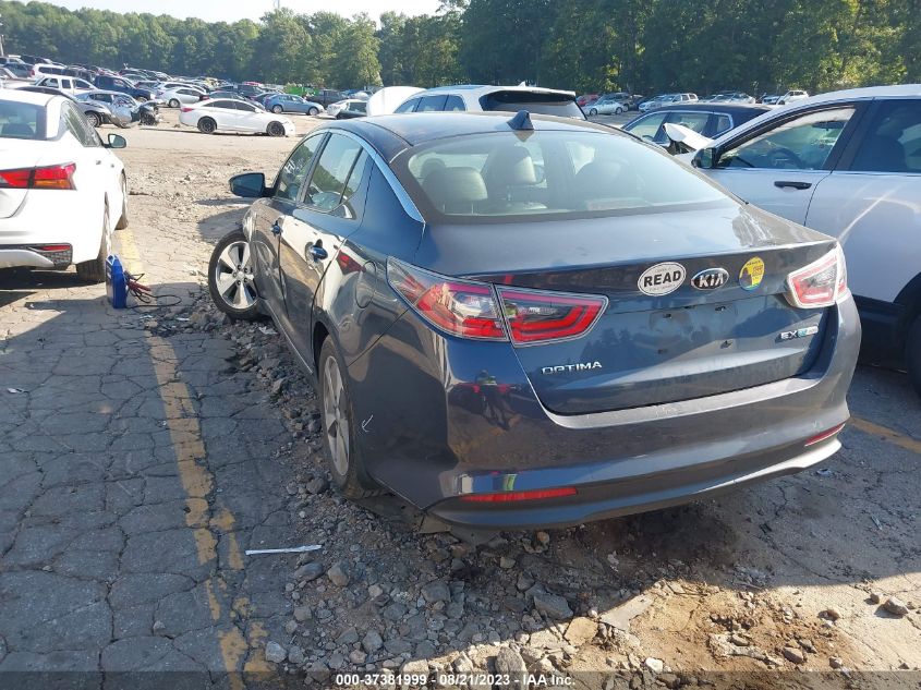2014 KIA OPTIMA HYBRID EX - KNAGN4AD0E5065544