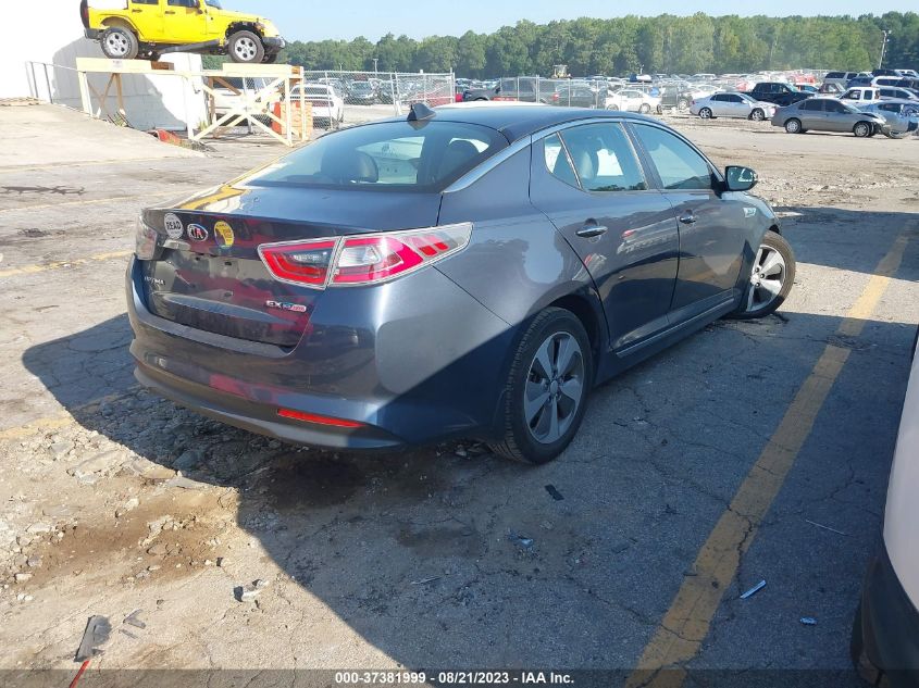 2014 KIA OPTIMA HYBRID EX - KNAGN4AD0E5065544