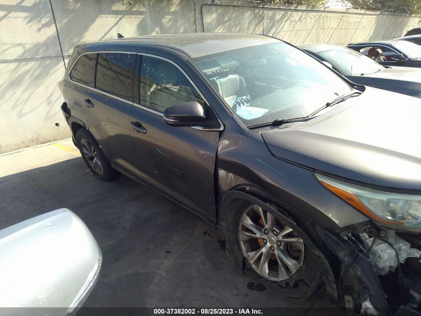 2015 TOYOTA HIGHLANDER LE/LE PLUS - 5TDZKRFH4FS113748